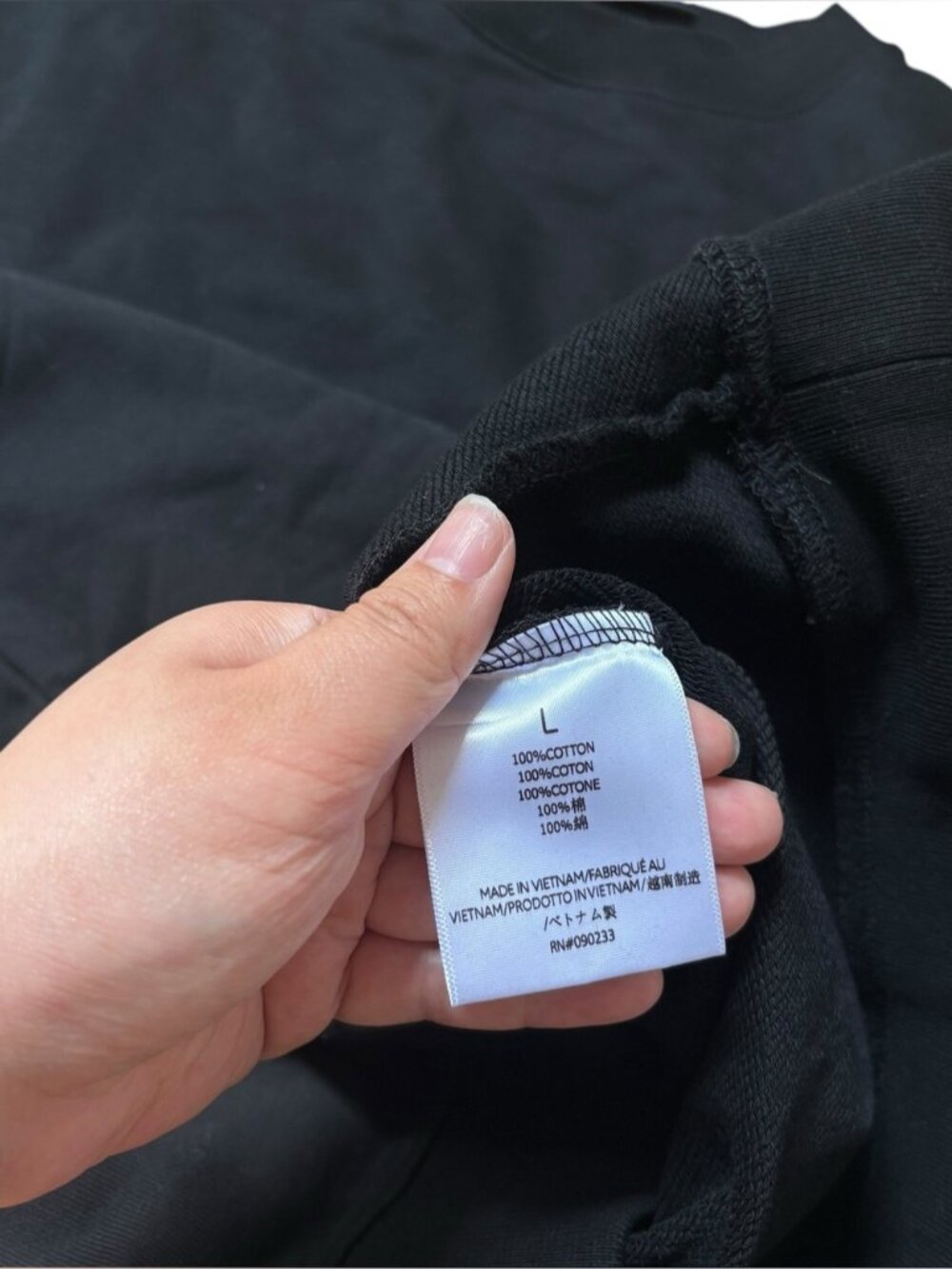 Essentials Fear of God Crewneck Sweater Black and Blue Size Large - Picture 6 of 9